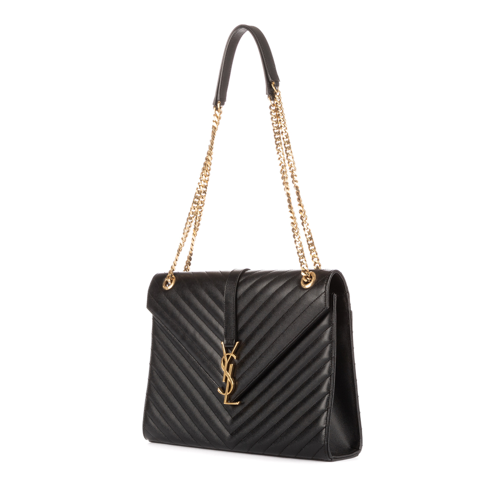 Saint Laurent Large Enveloppe Chain Flap - Picture 2 of 10